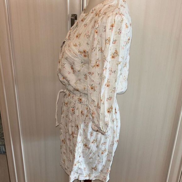 Mary Lawless Lee x Splendid spring floral romper short jumper Sz M - Picture 6 of 14